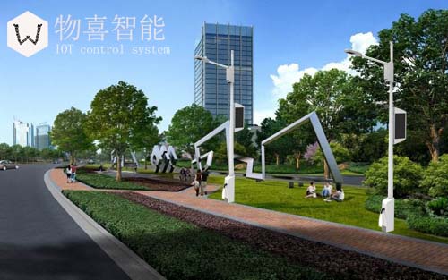 物喜智慧路灯